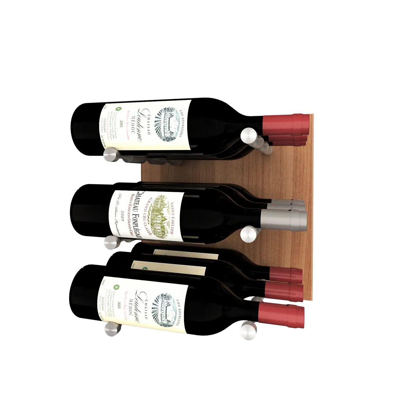 Kessick Wine as Art 14" x 14" Wood Panel Wine Rack