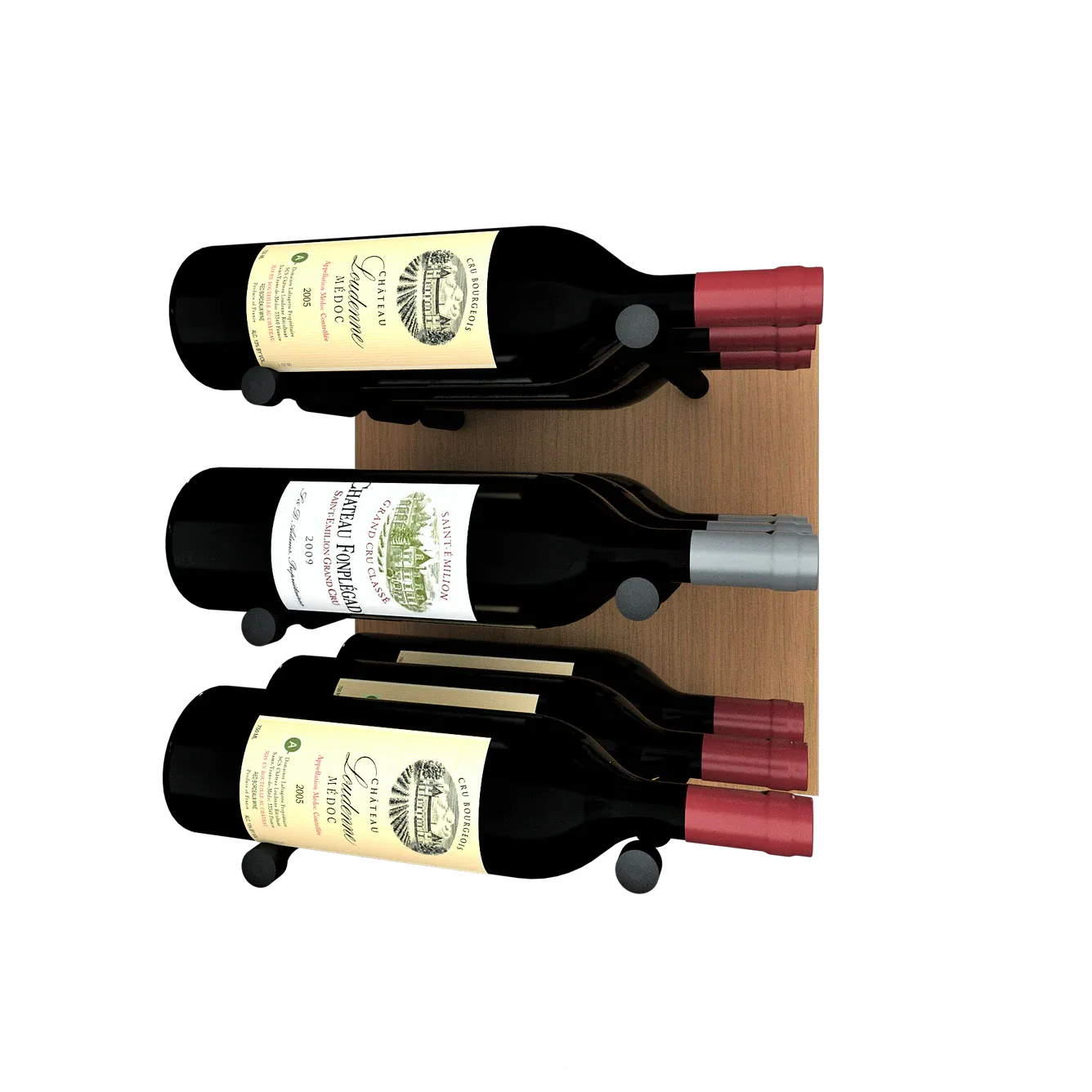 Kessick Wine as Art 14" x 14" Wood Panel Wine Rack