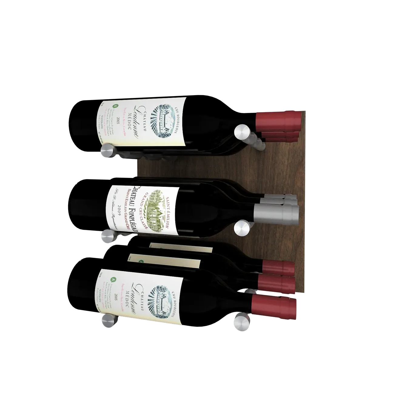 Kessick Wine as Art 14" x 14" Wood Panel Wine Rack
