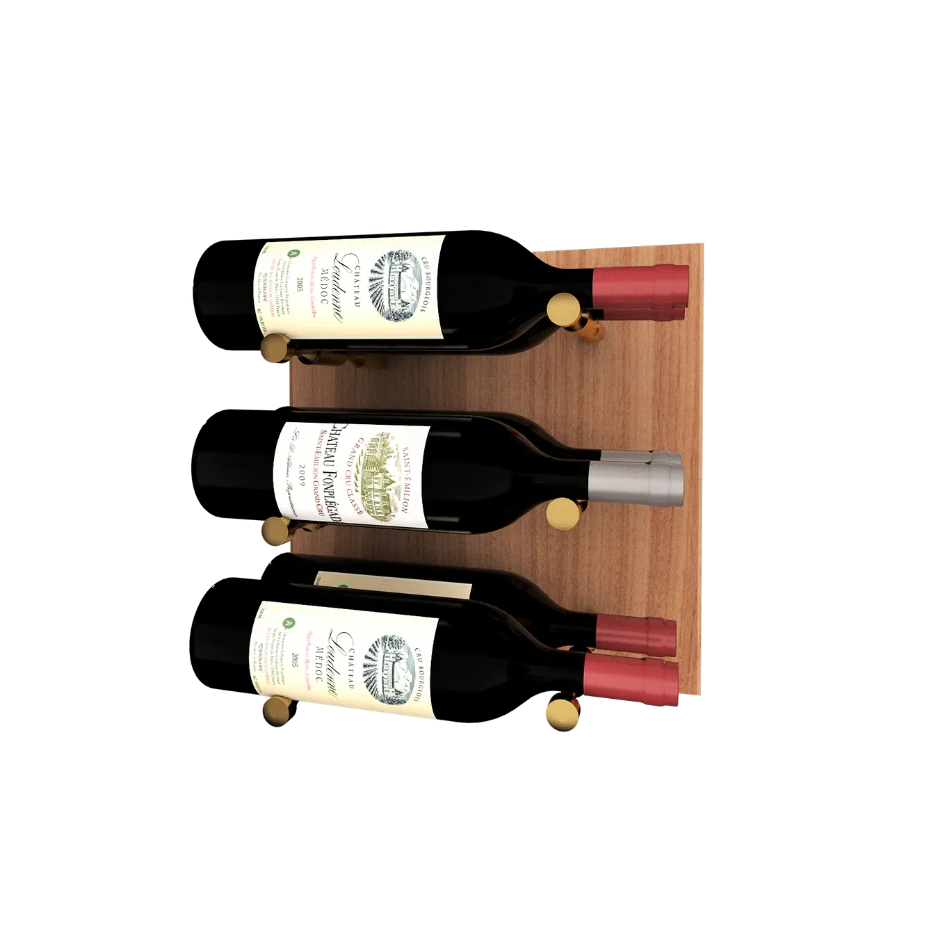 Kessick Wine as Art 14" x 14" Wood Panel Wine Rack