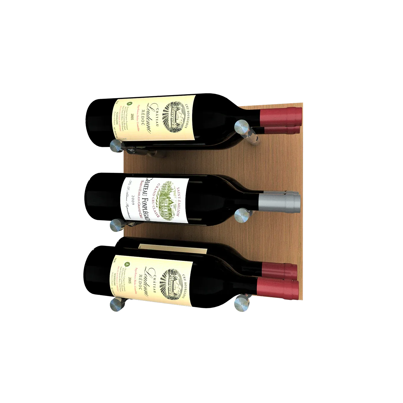 Kessick Wine as Art 14" x 14" Wood Panel Wine Rack