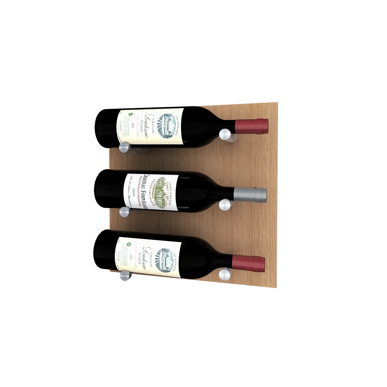 Kessick Wine as Art 14" x 14" Wood Panel Wine Rack