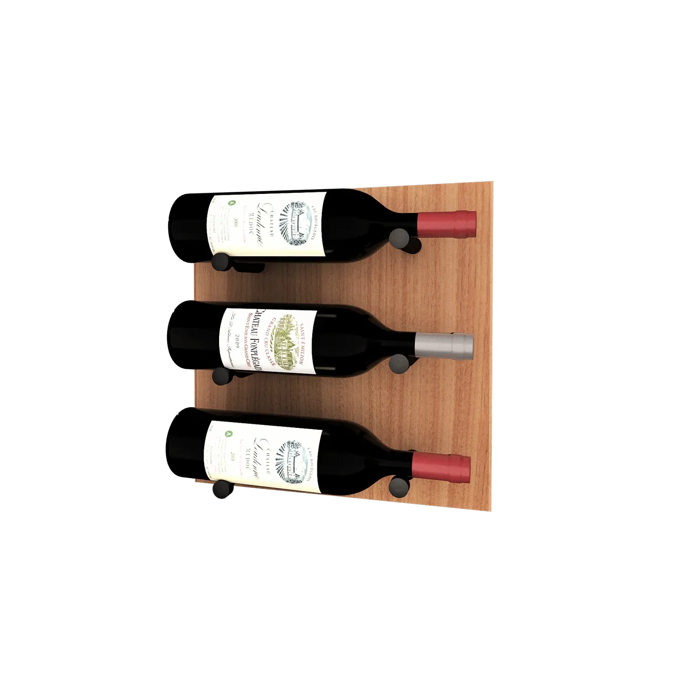 Kessick Wine as Art 14" x 14" Wood Panel Wine Rack
