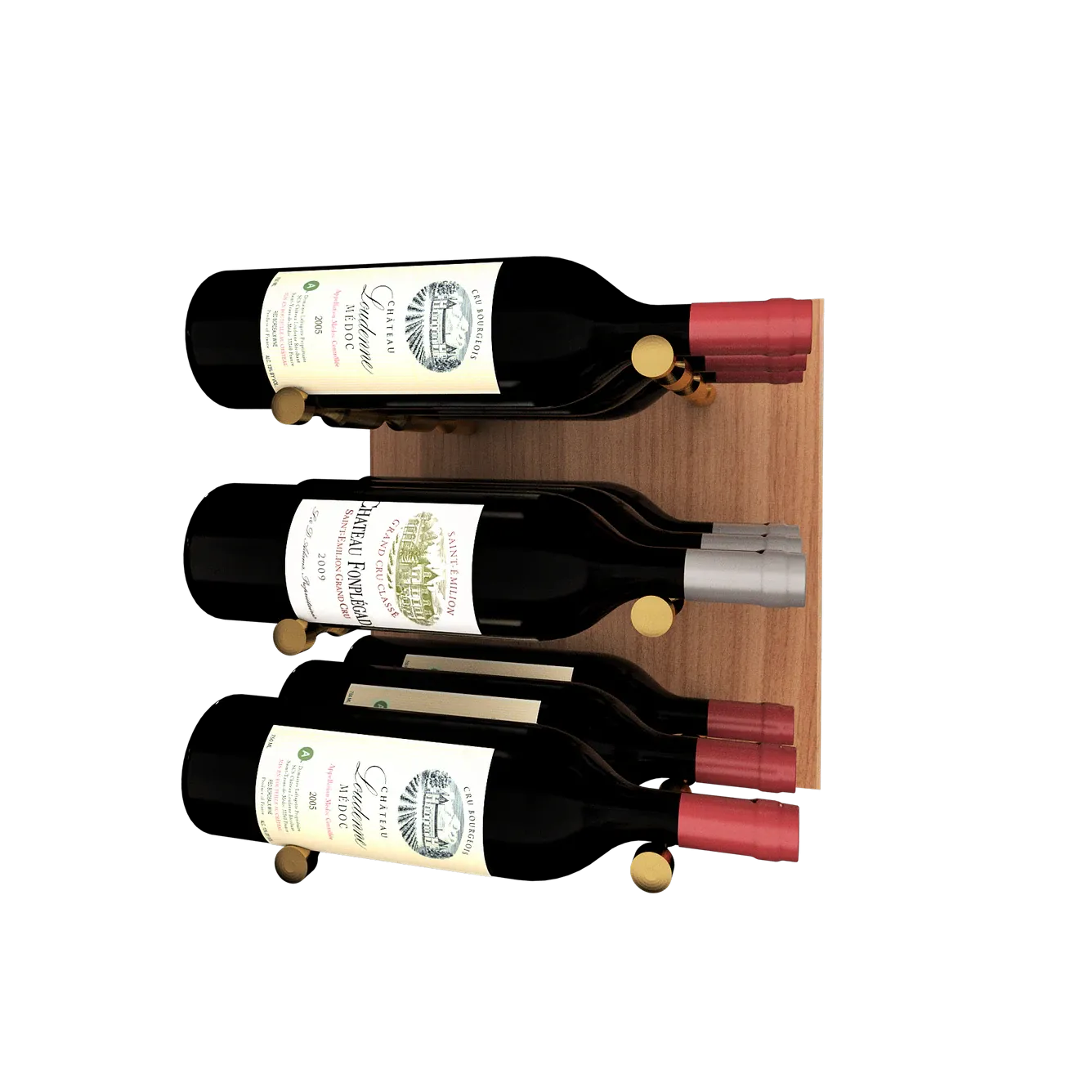 Kessick Wine as Art 14" x 14" Wood Panel Wine Rack