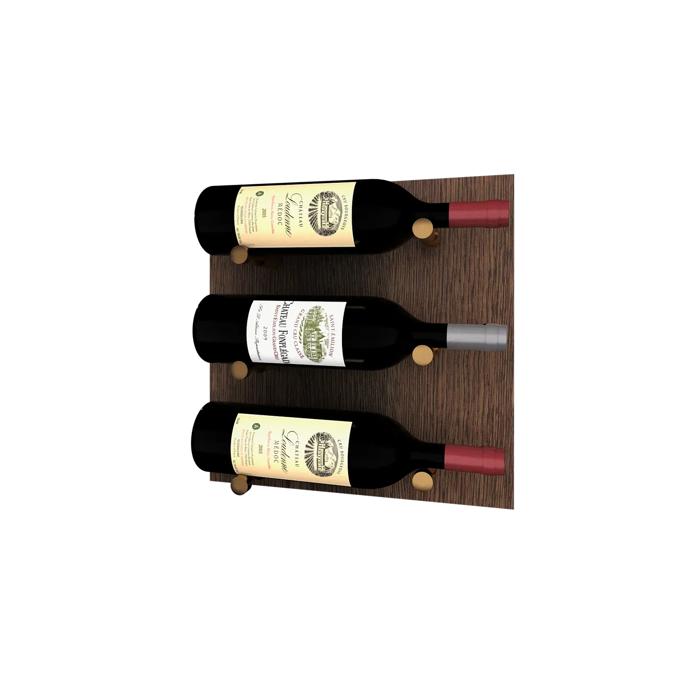 Kessick Wine as Art 14" x 14" Wood Panel Wine Rack