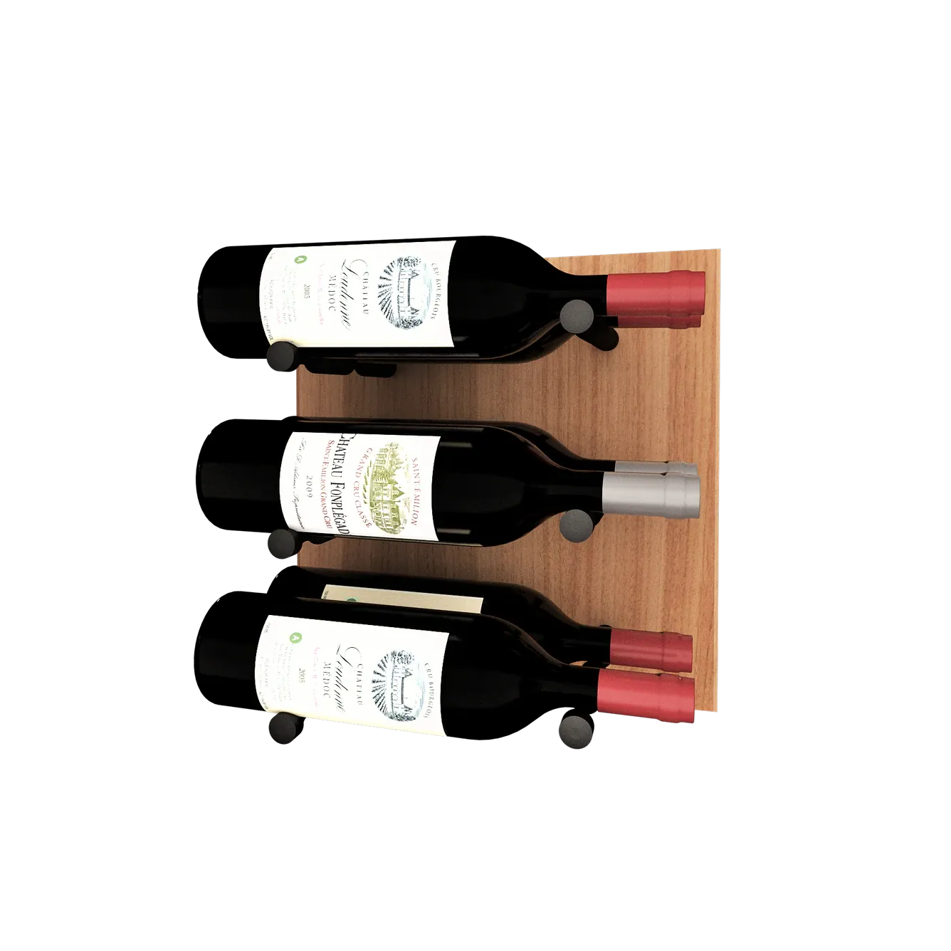 Kessick Wine as Art 14" x 14" Wood Panel Wine Rack