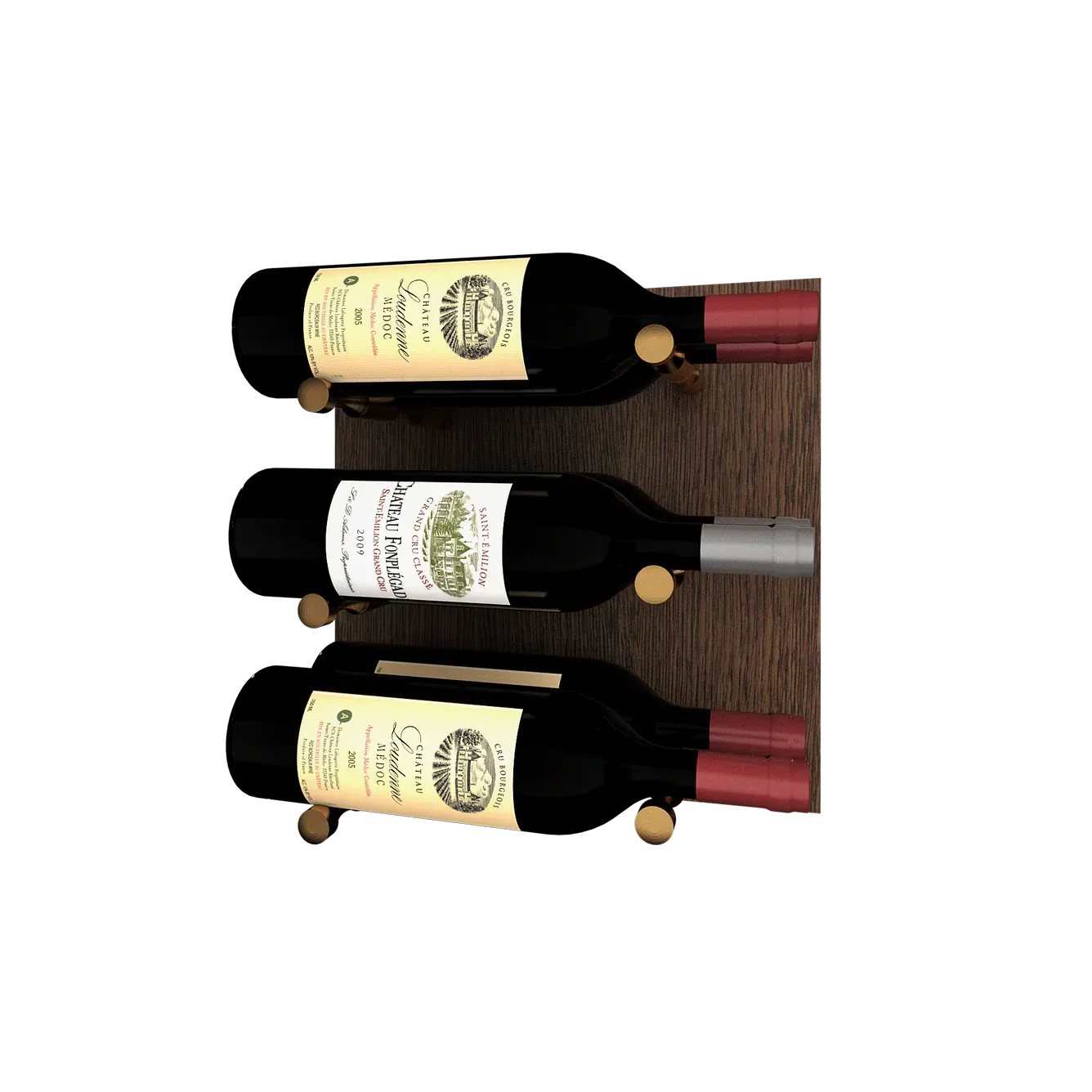 Kessick Wine as Art 14" x 14" Wood Panel Wine Rack