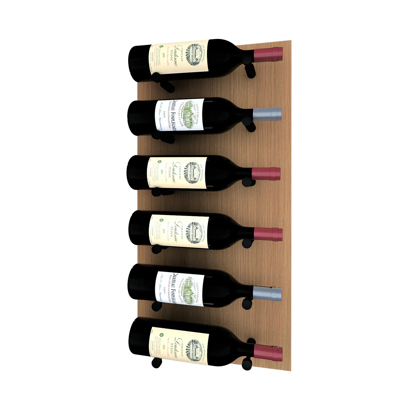 Kessick Wine as Art 14" x 28" Vertical Wood Panel Wine Rack