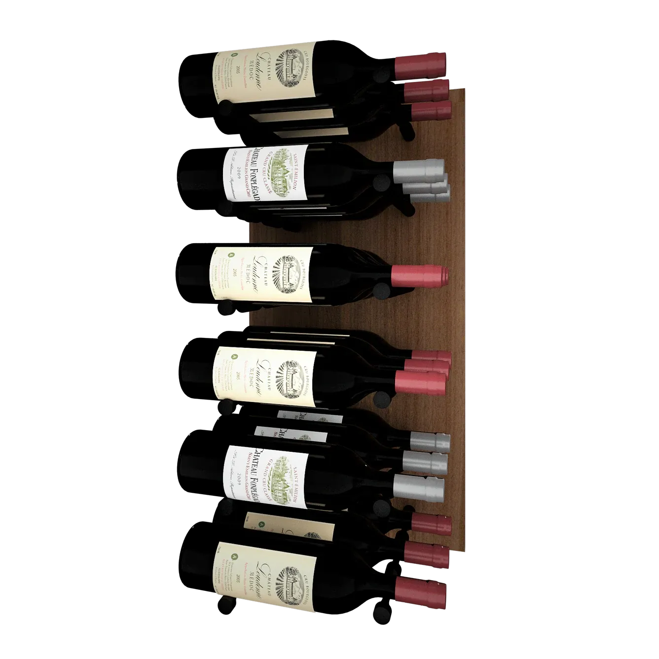 Kessick Wine as Art 14" x 28" Vertical Wood Panel Wine Rack