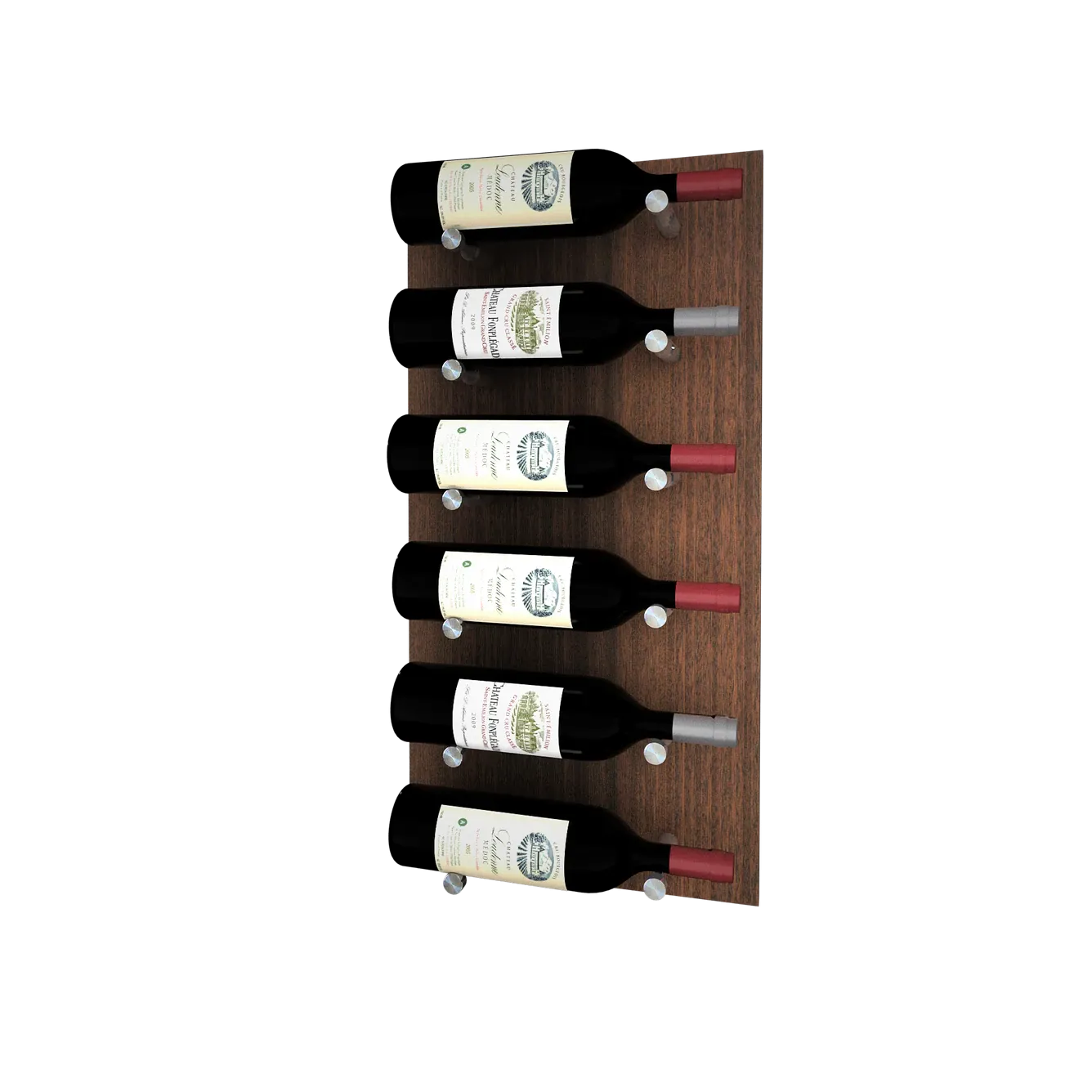 Kessick Wine as Art 14" x 28" Vertical Wood Panel Wine Rack