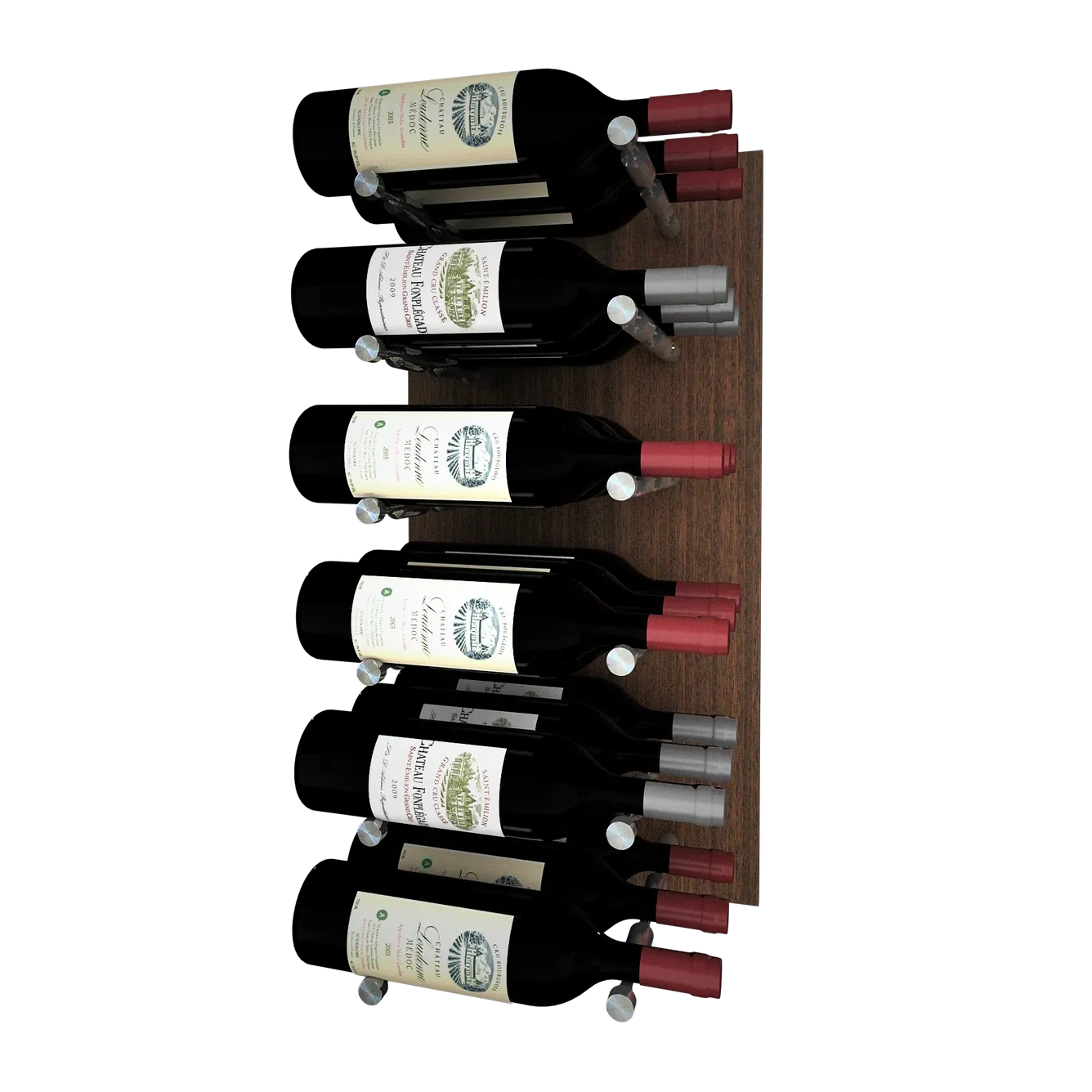 Kessick Wine as Art 14" x 28" Vertical Wood Panel Wine Rack