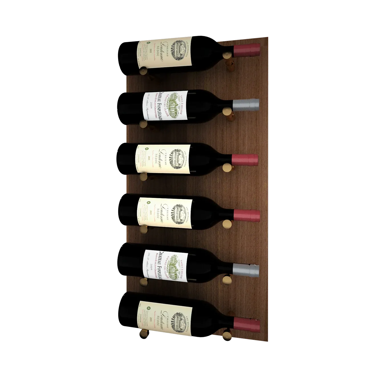 Kessick Wine as Art 14" x 28" Vertical Wood Panel Wine Rack