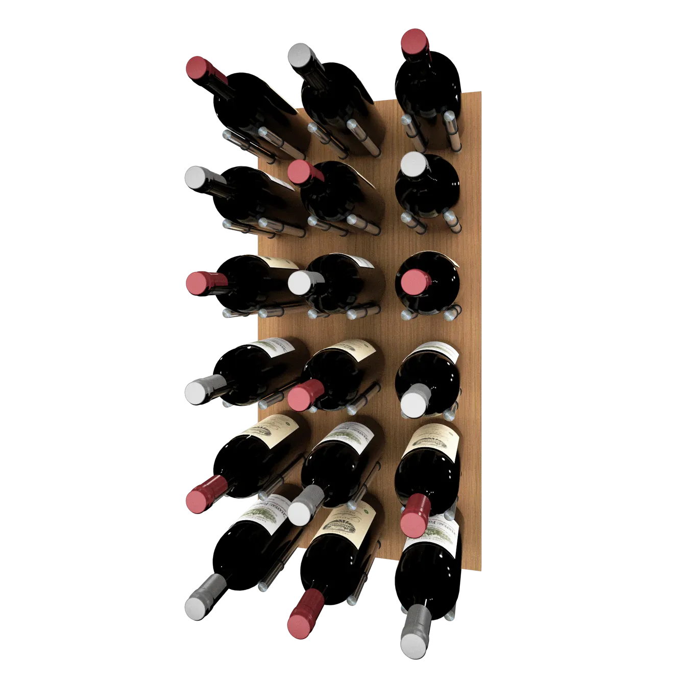 Kessick Wine as Art 14" x 28" Vertical Wood Panel Wine Rack