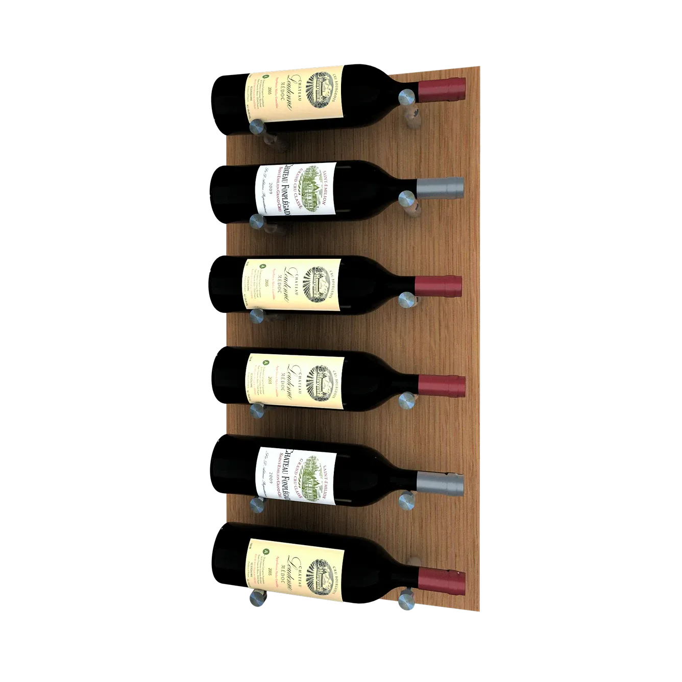 Kessick Wine as Art 14" x 28" Vertical Wood Panel Wine Rack