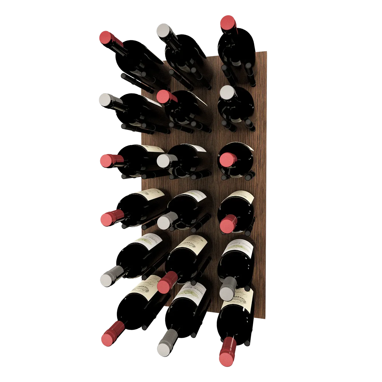 Kessick Wine as Art 14" x 28" Vertical Wood Panel Wine Rack