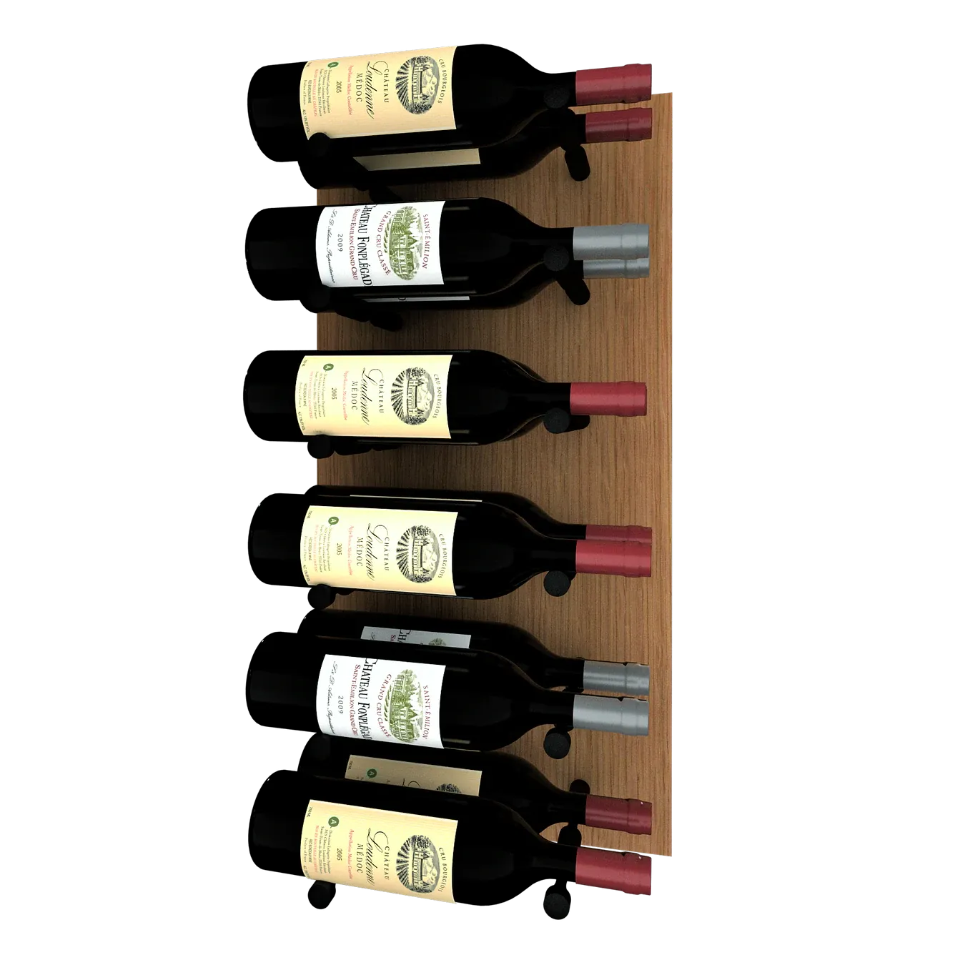 Kessick Wine as Art 14" x 28" Vertical Wood Panel Wine Rack