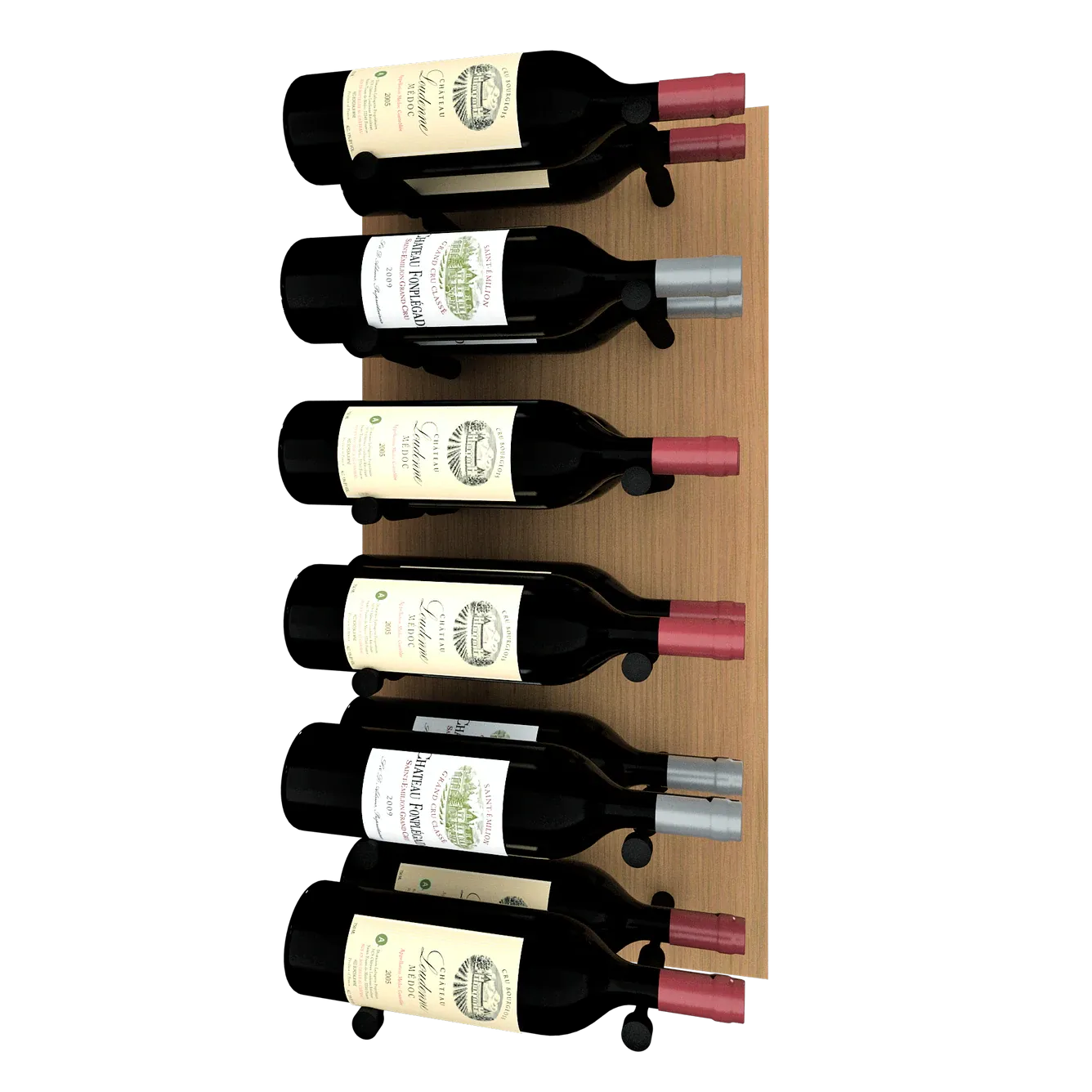 Kessick Wine as Art 14" x 28" Vertical Wood Panel Wine Rack