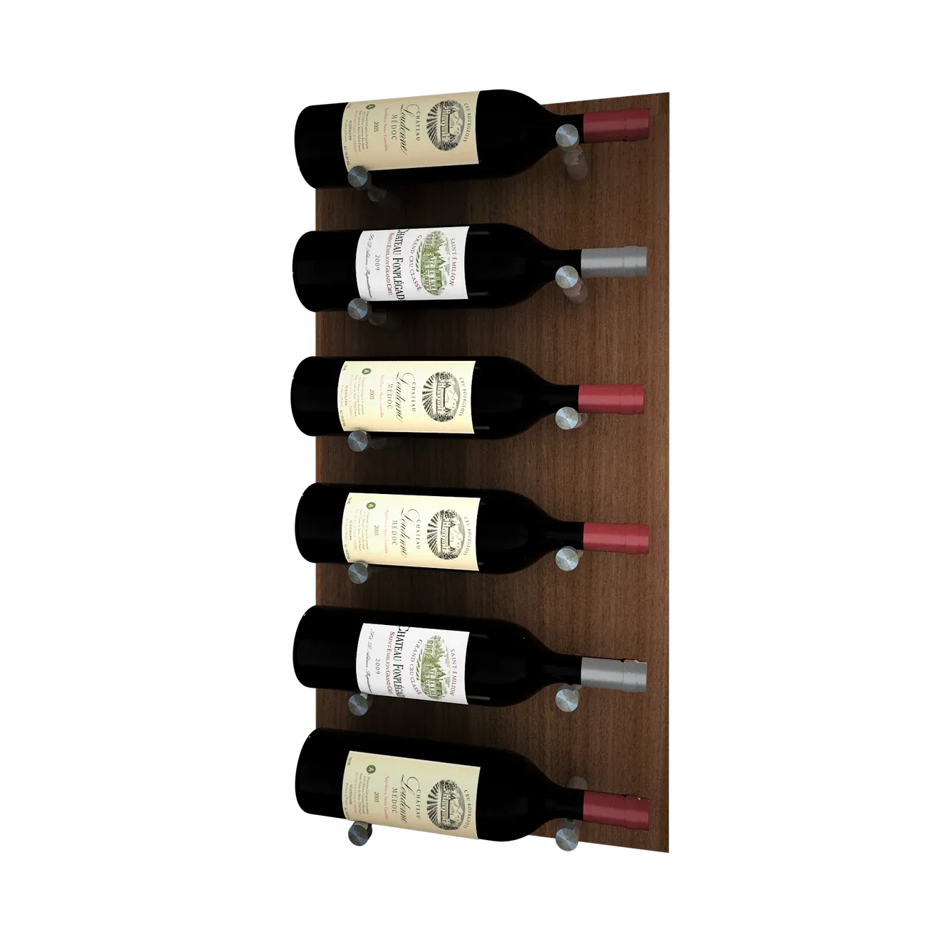 Kessick Wine as Art 14" x 28" Vertical Wood Panel Wine Rack