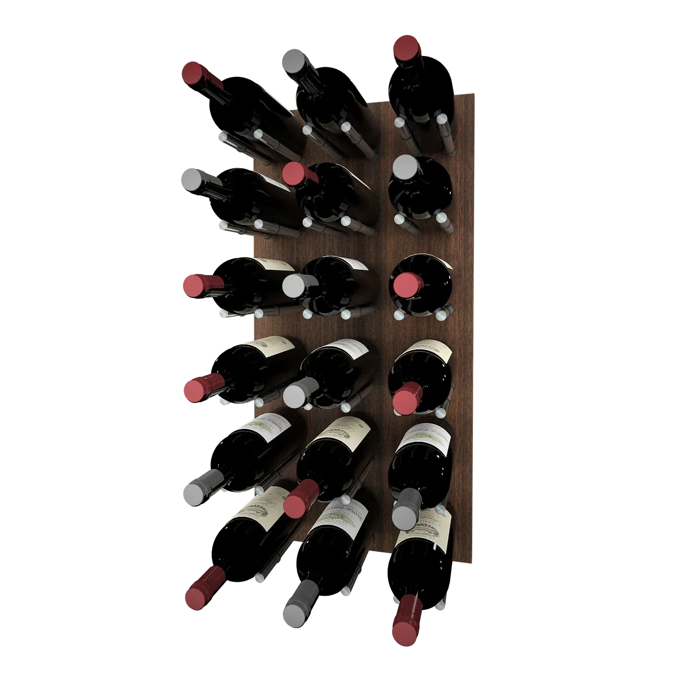 Kessick Wine as Art 14" x 28" Vertical Wood Panel Wine Rack