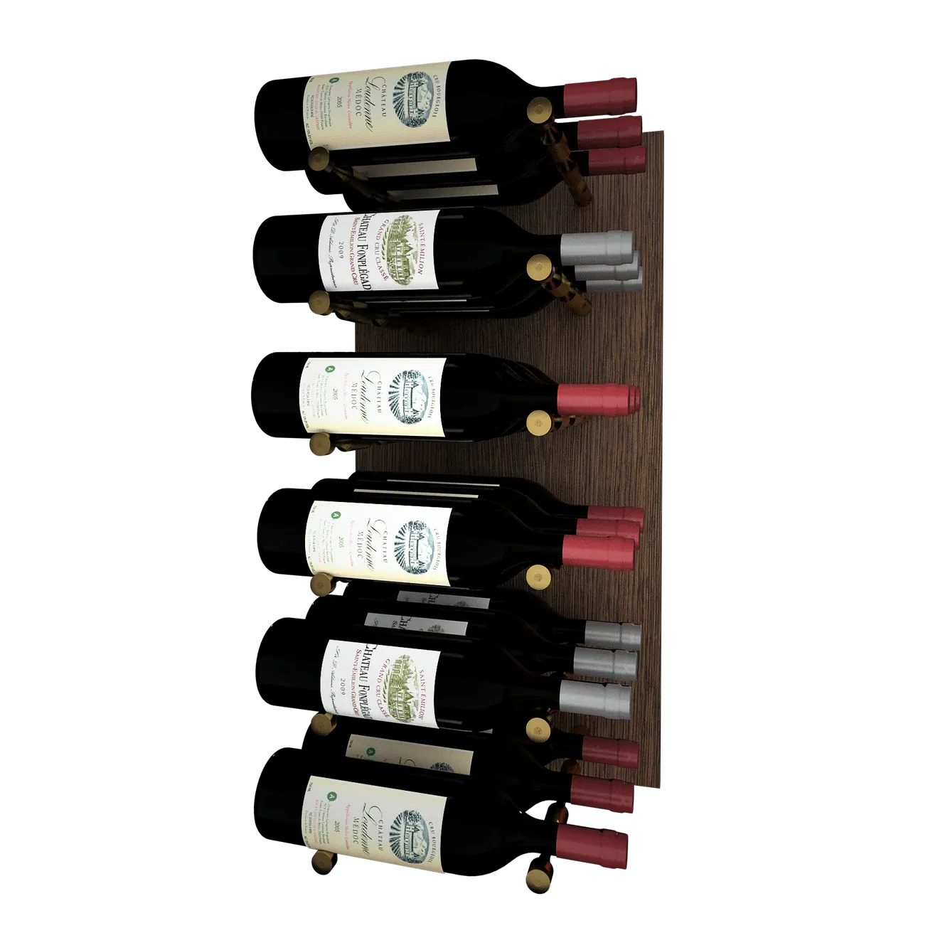 Kessick Wine as Art 14" x 28" Vertical Wood Panel Wine Rack
