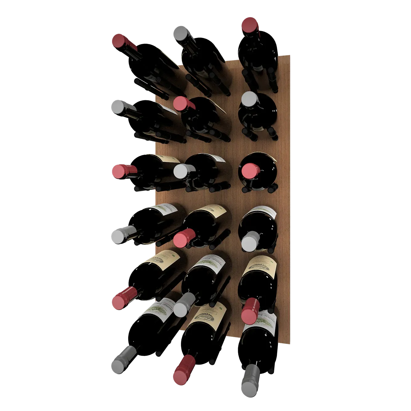 Kessick Wine as Art 14" x 28" Vertical Wood Panel Wine Rack