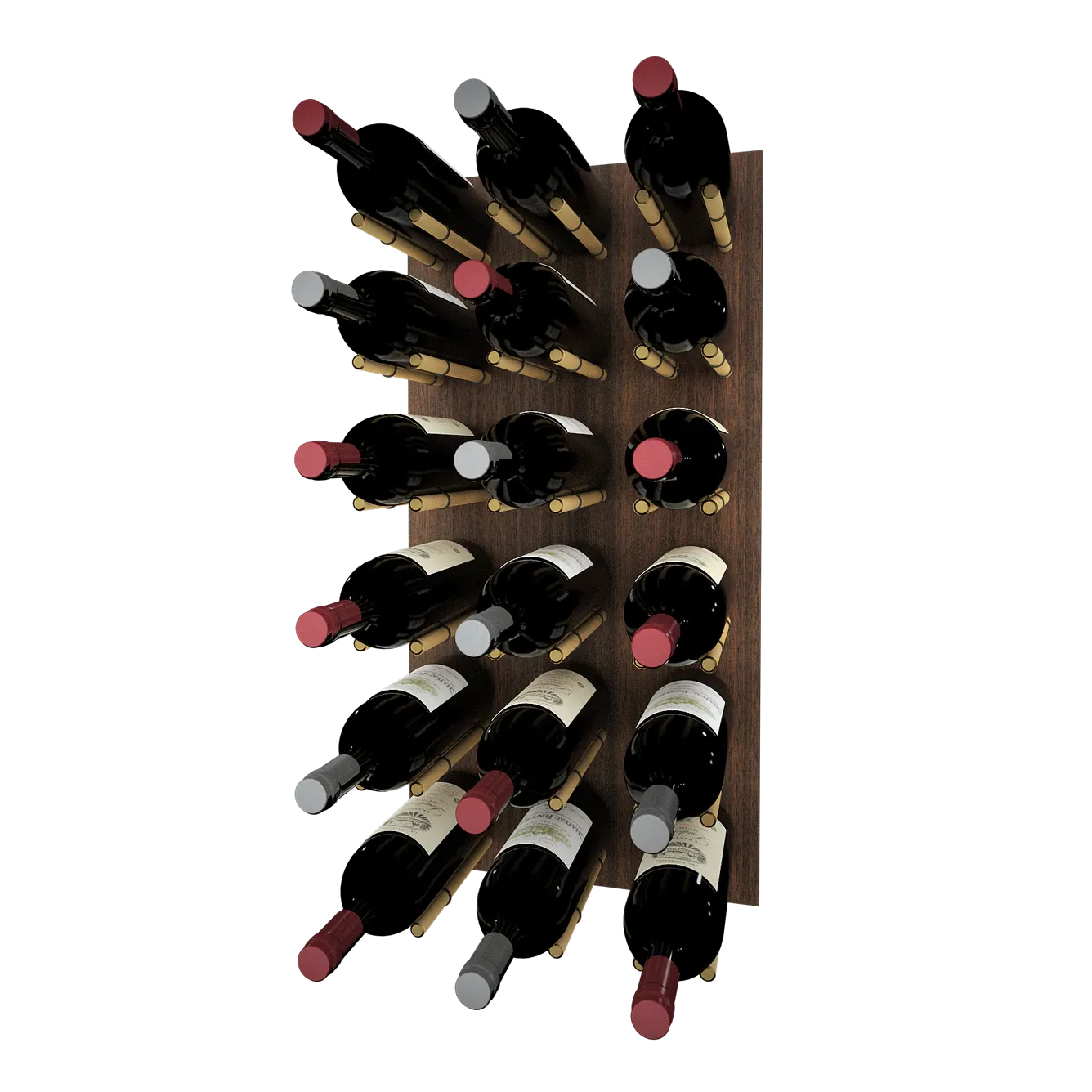 Kessick Wine as Art 14" x 28" Vertical Wood Panel Wine Rack
