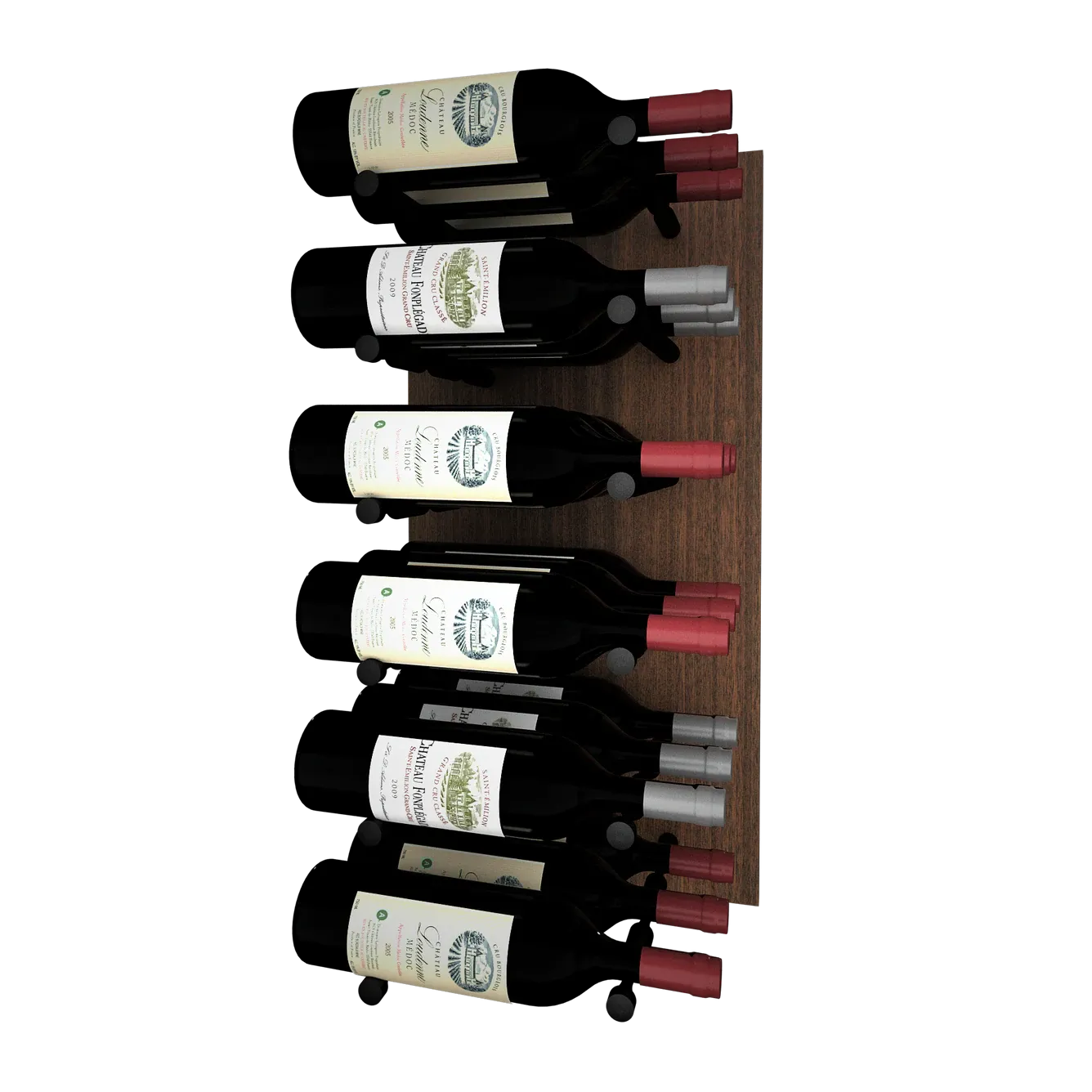 Kessick Wine as Art 14" x 28" Vertical Wood Panel Wine Rack
