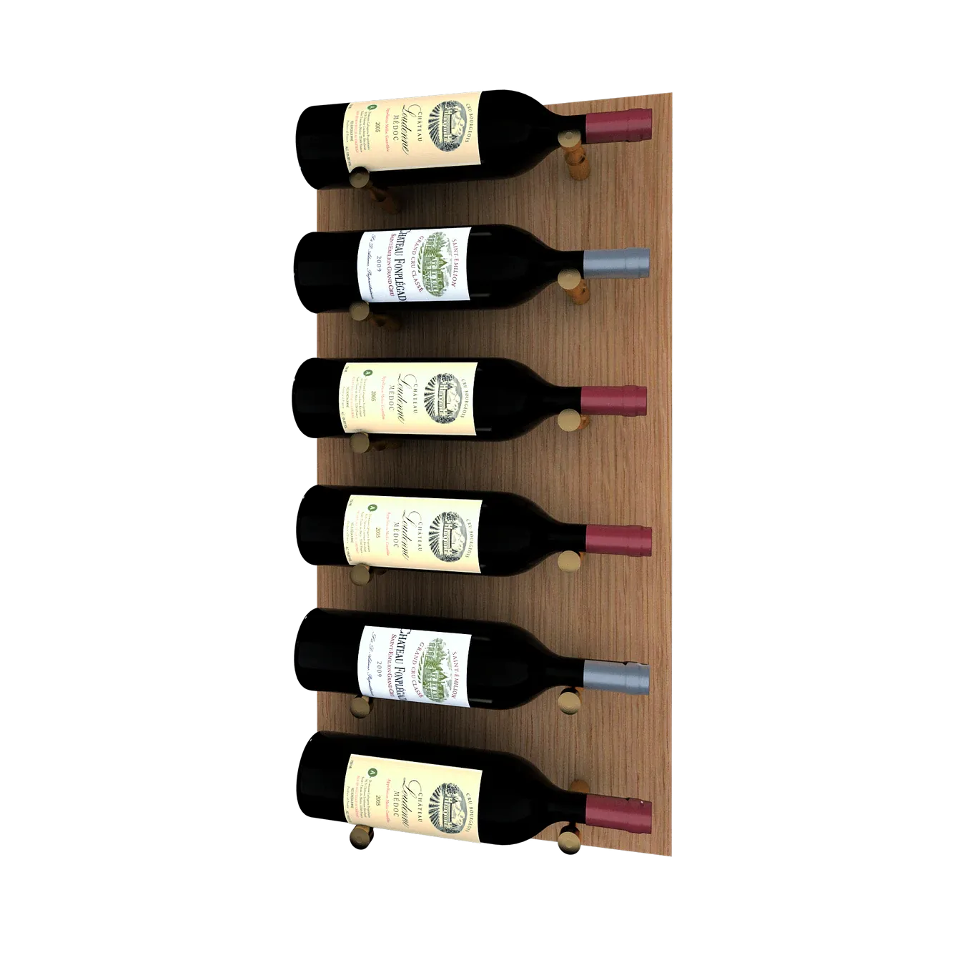 Kessick Wine as Art 14" x 28" Vertical Wood Panel Wine Rack