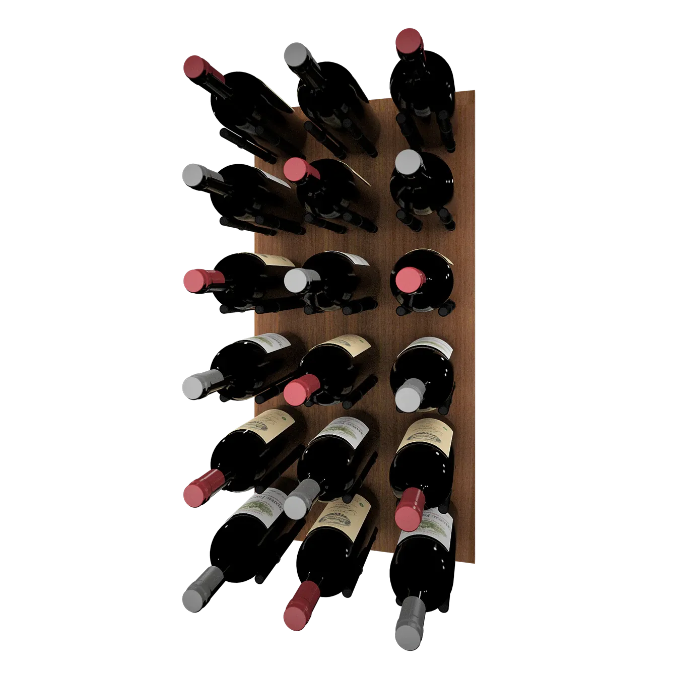 Kessick Wine as Art 14" x 28" Vertical Wood Panel Wine Rack