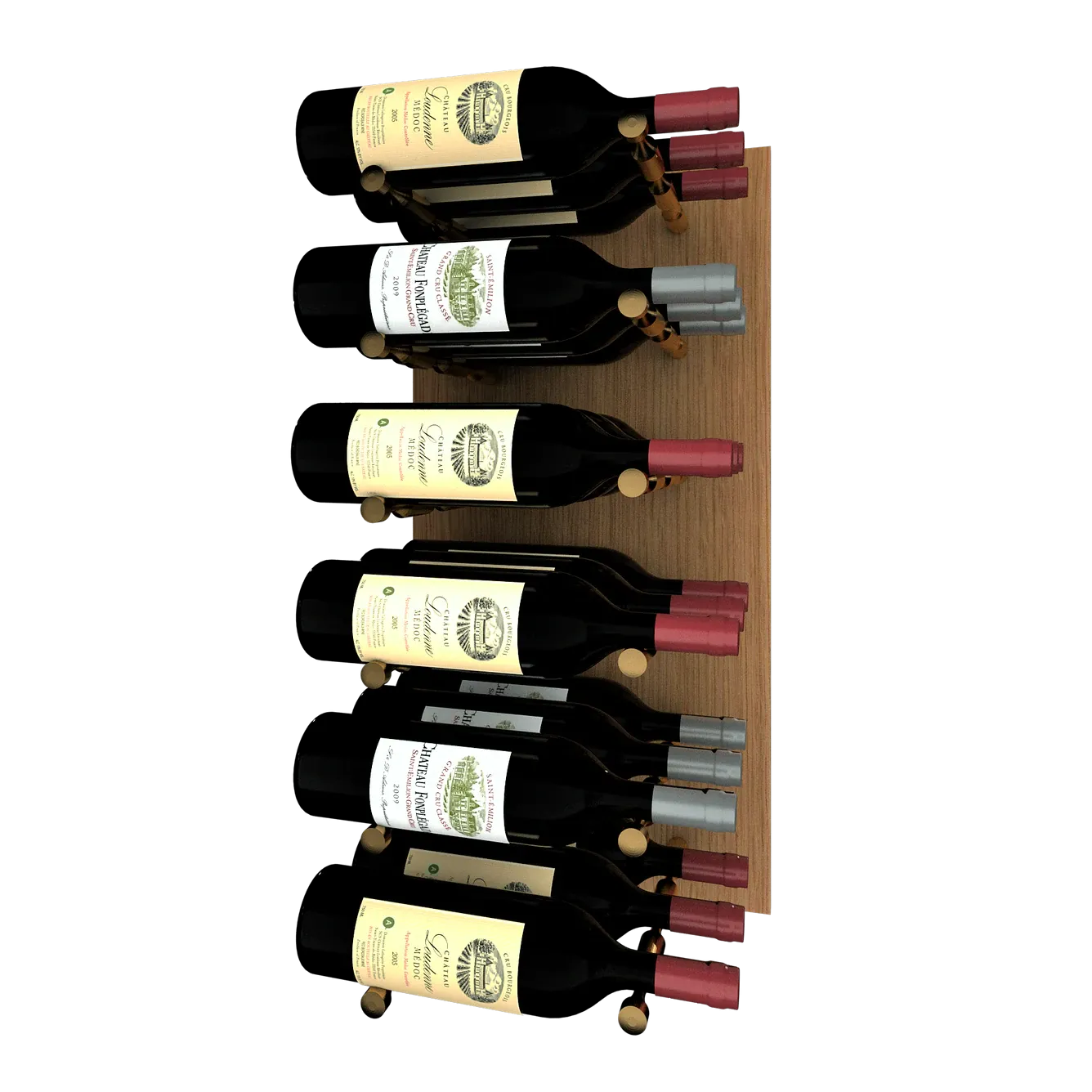 Kessick Wine as Art 14" x 28" Vertical Wood Panel Wine Rack