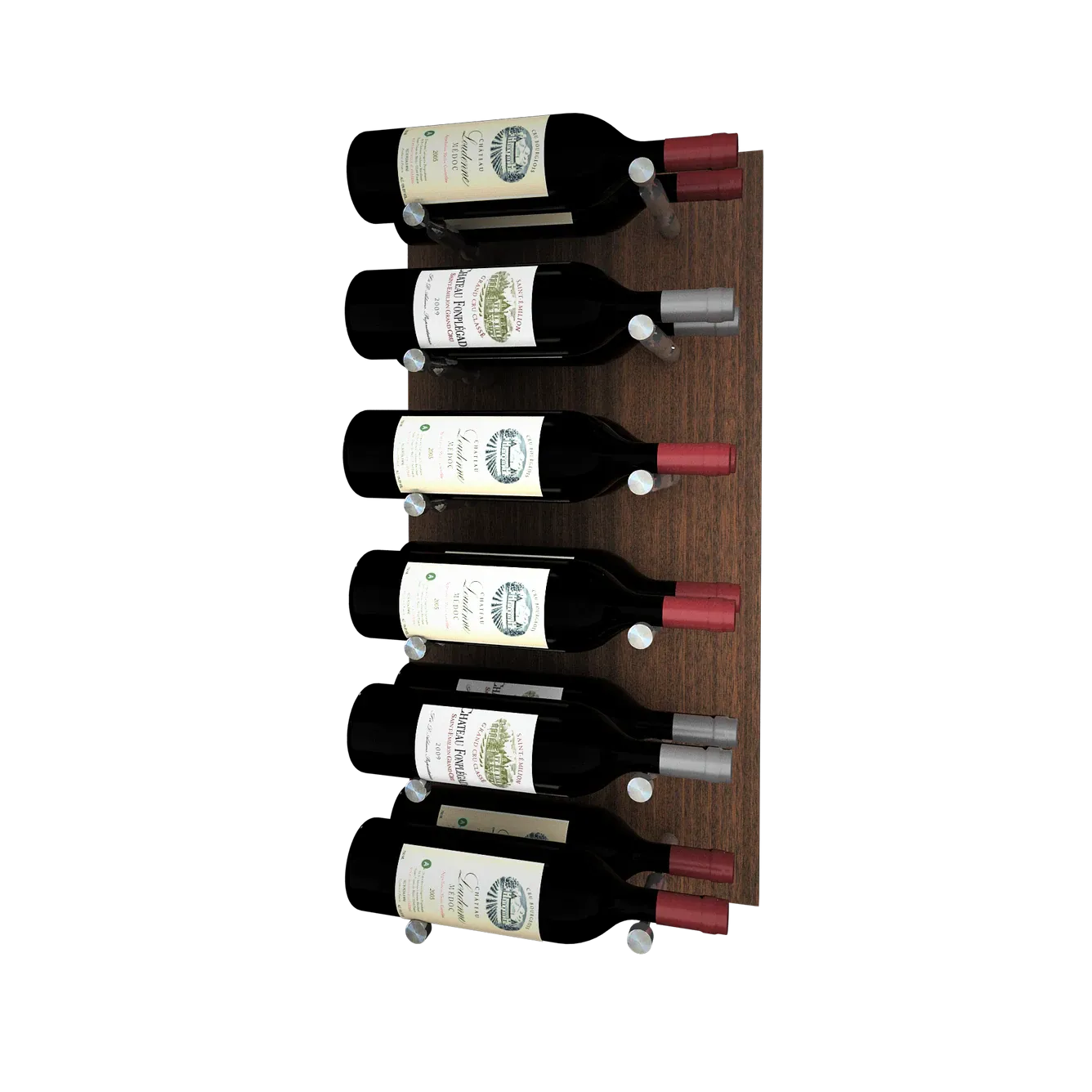 Kessick Wine as Art 14" x 28" Vertical Wood Panel Wine Rack