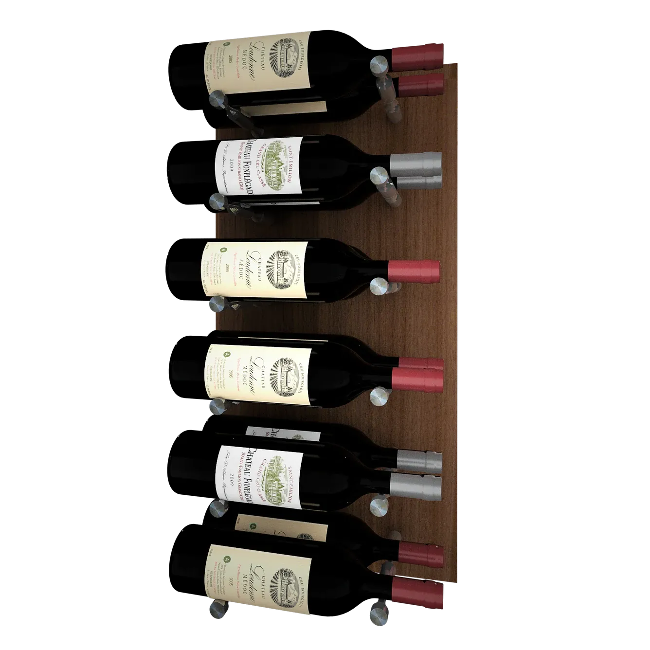 Kessick Wine as Art 14" x 28" Vertical Wood Panel Wine Rack