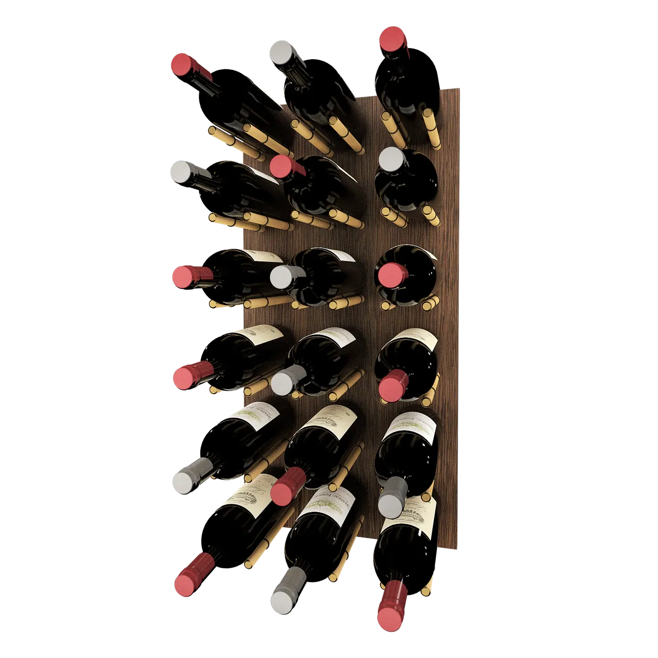 Kessick Wine as Art 14" x 28" Vertical Wood Panel Wine Rack