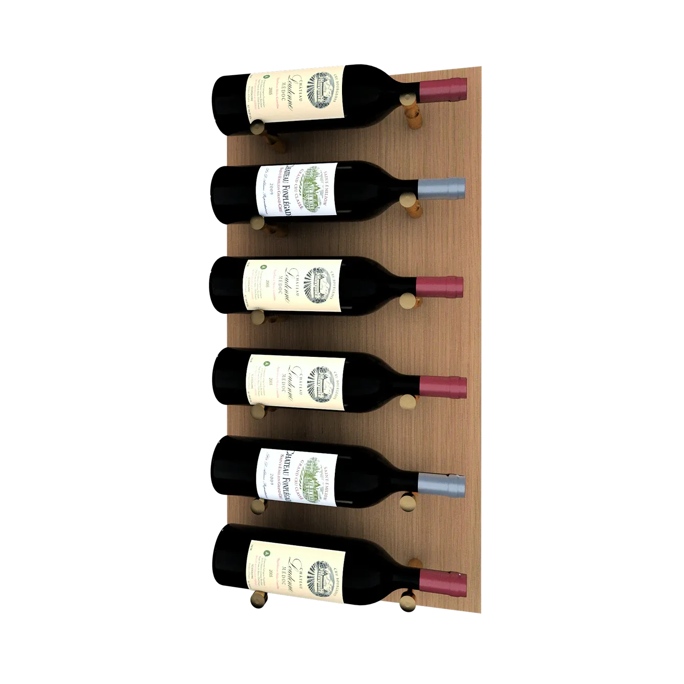 Kessick Wine as Art 14" x 28" Vertical Wood Panel Wine Rack