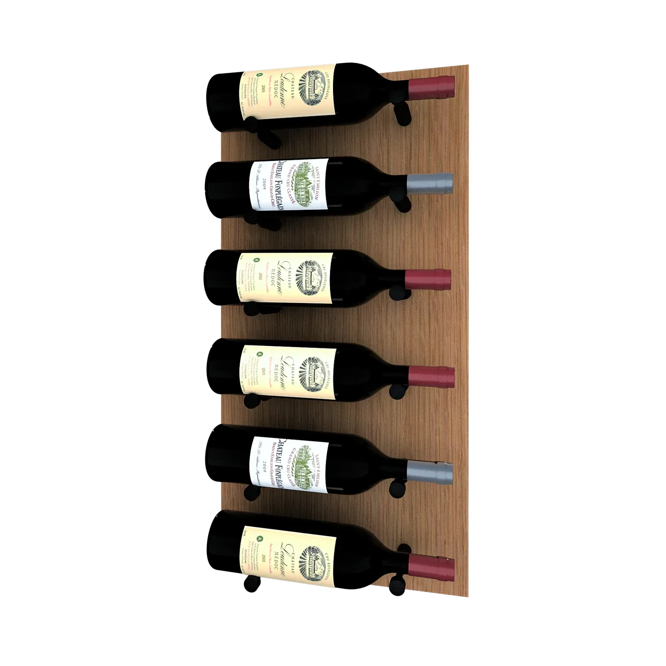 Kessick Wine as Art 14" x 28" Vertical Wood Panel Wine Rack