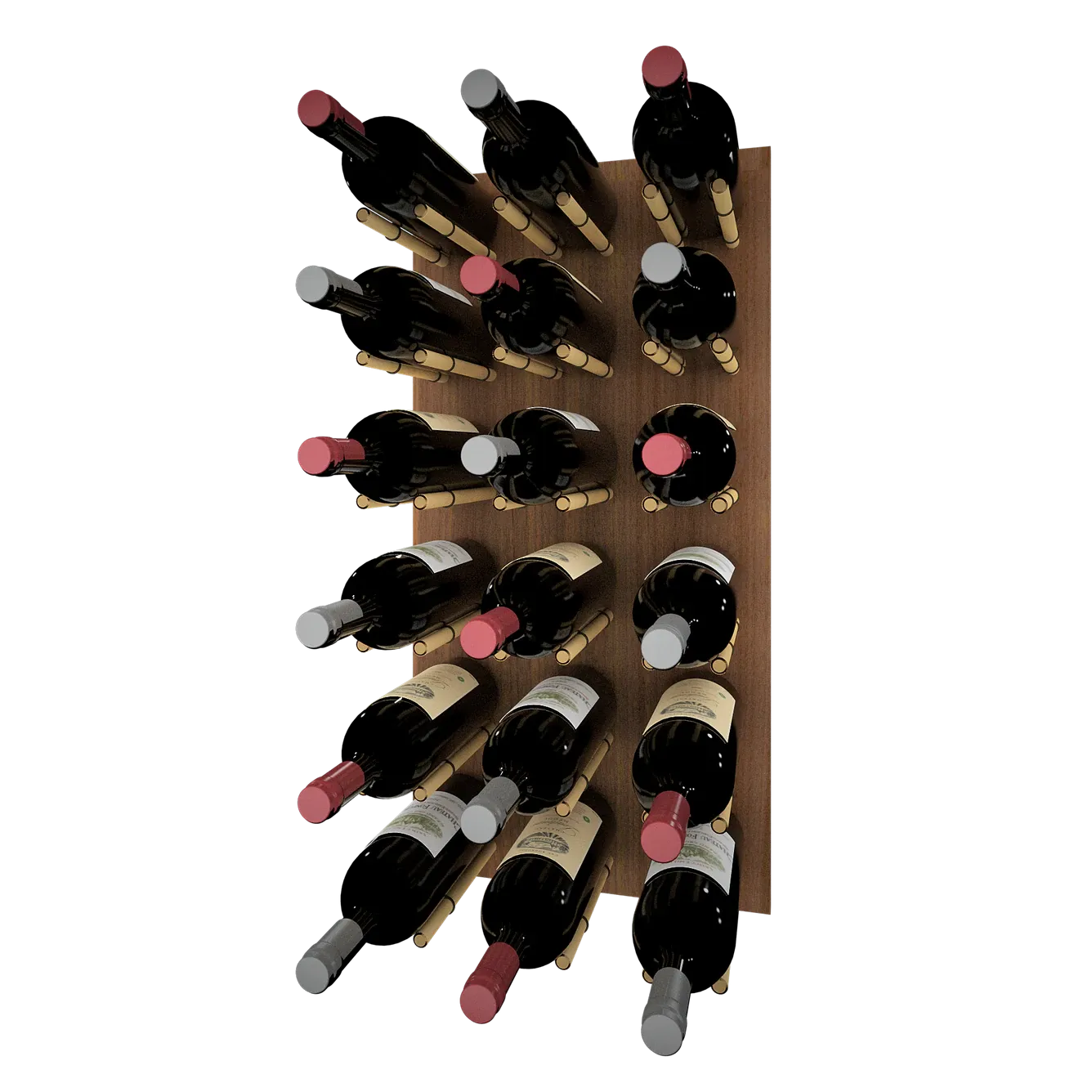 Kessick Wine as Art 14" x 28" Vertical Wood Panel Wine Rack