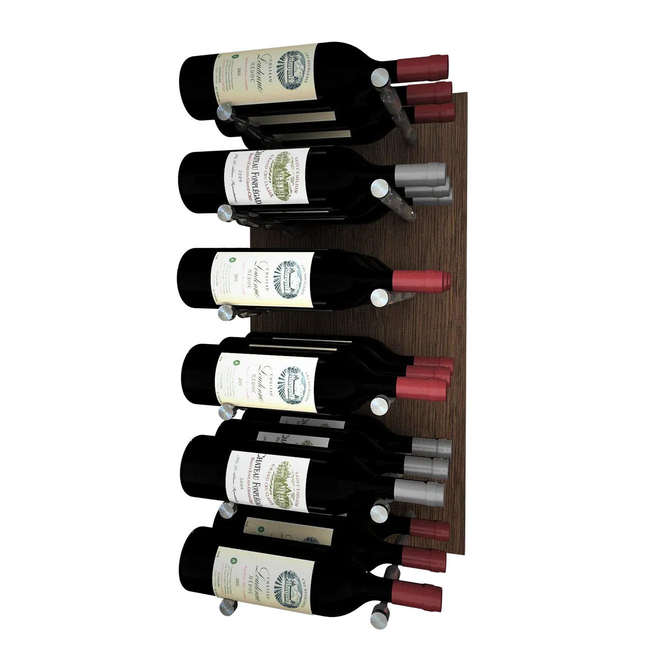 Kessick Wine as Art 14" x 28" Vertical Wood Panel Wine Rack