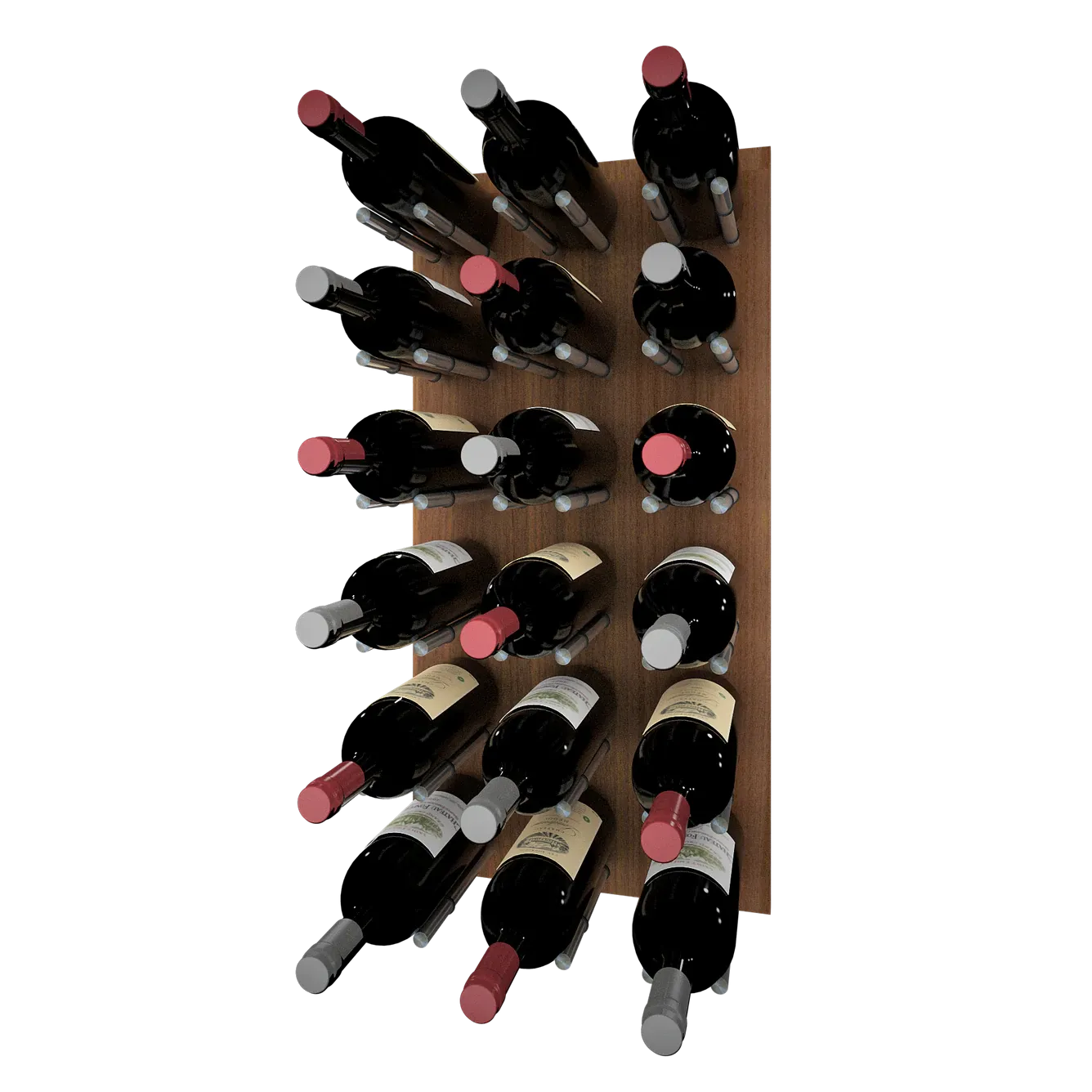 Kessick Wine as Art 14" x 28" Vertical Wood Panel Wine Rack