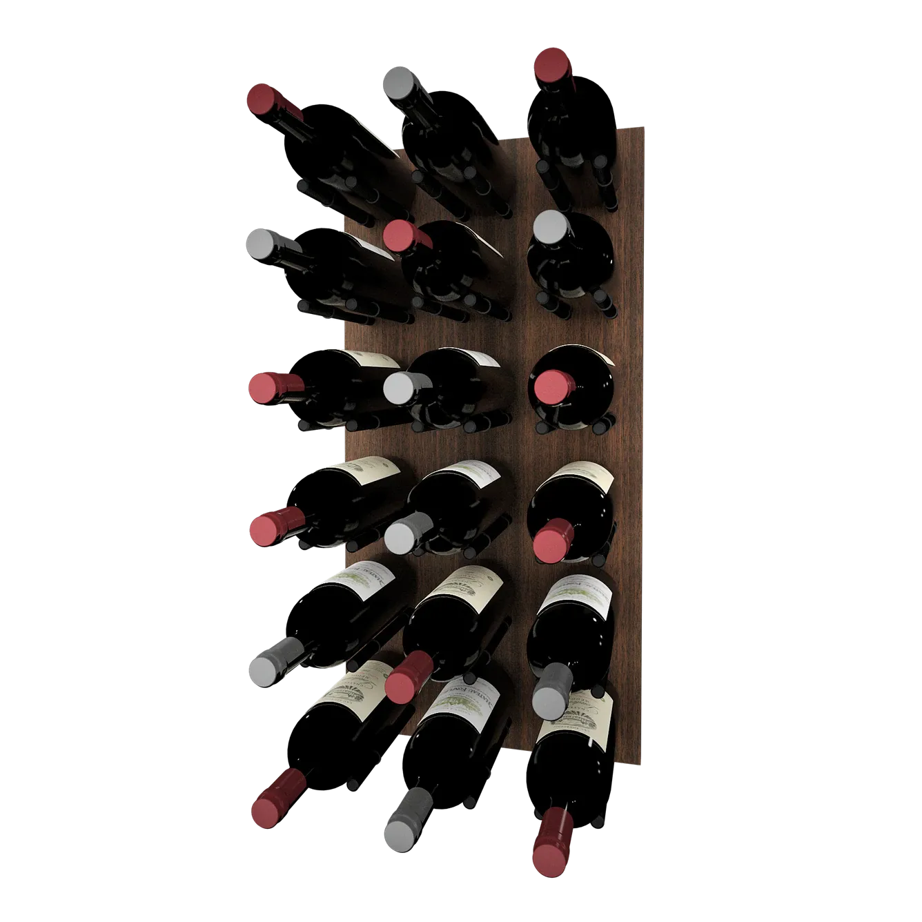 Kessick Wine as Art 14" x 28" Vertical Wood Panel Wine Rack