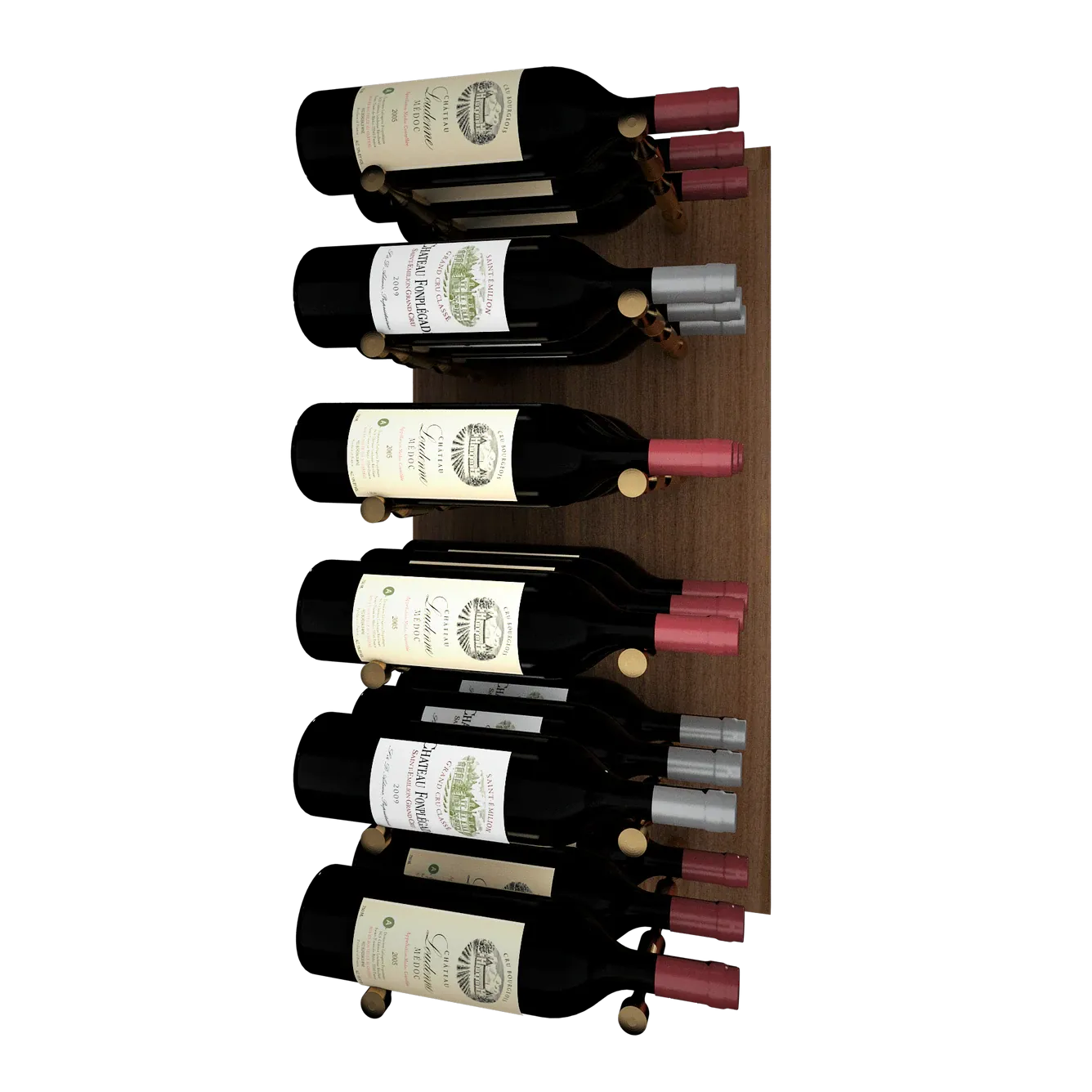 Kessick Wine as Art 14" x 28" Vertical Wood Panel Wine Rack