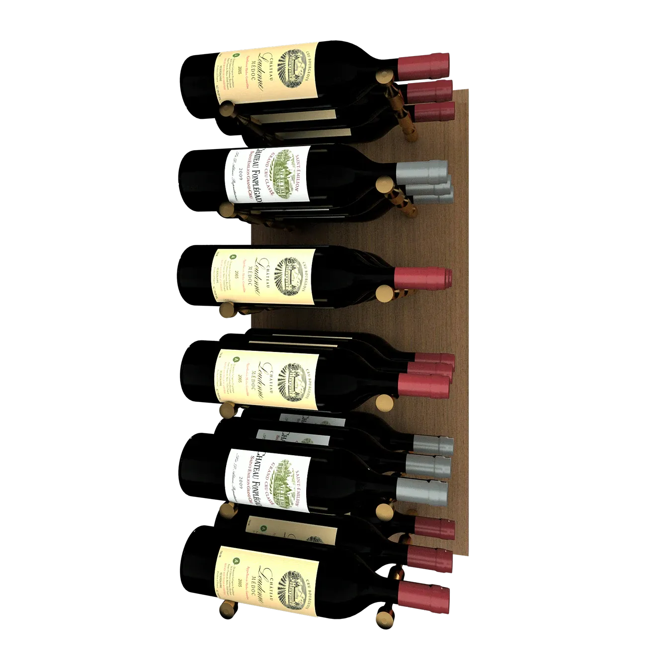 Kessick Wine as Art 14" x 28" Vertical Wood Panel Wine Rack