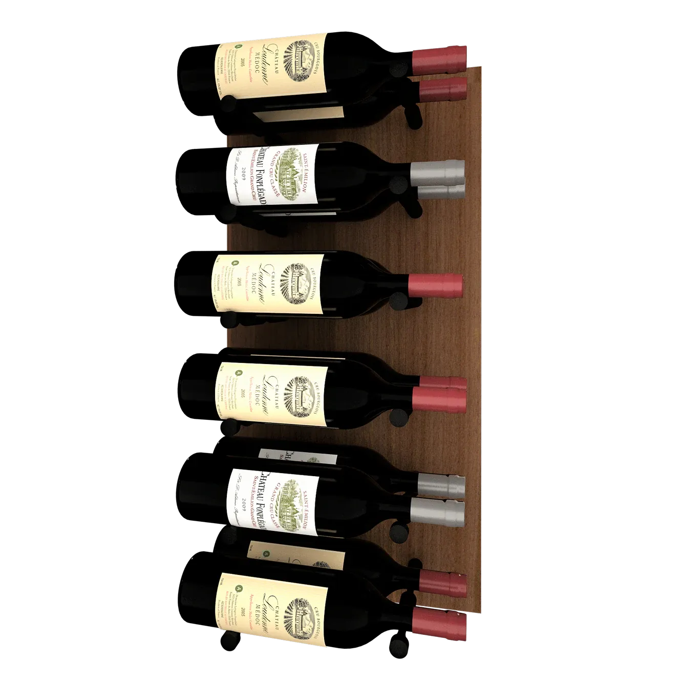 Kessick Wine as Art 14" x 28" Vertical Wood Panel Wine Rack