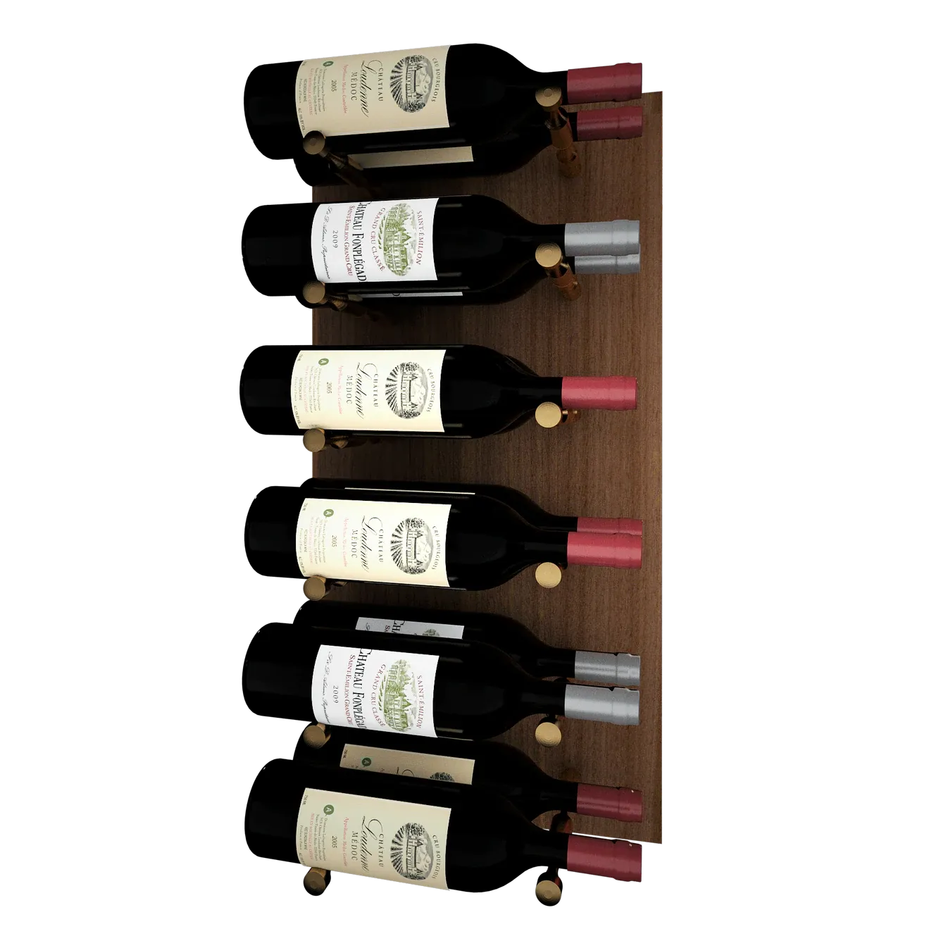 Kessick Wine as Art 14" x 28" Vertical Wood Panel Wine Rack