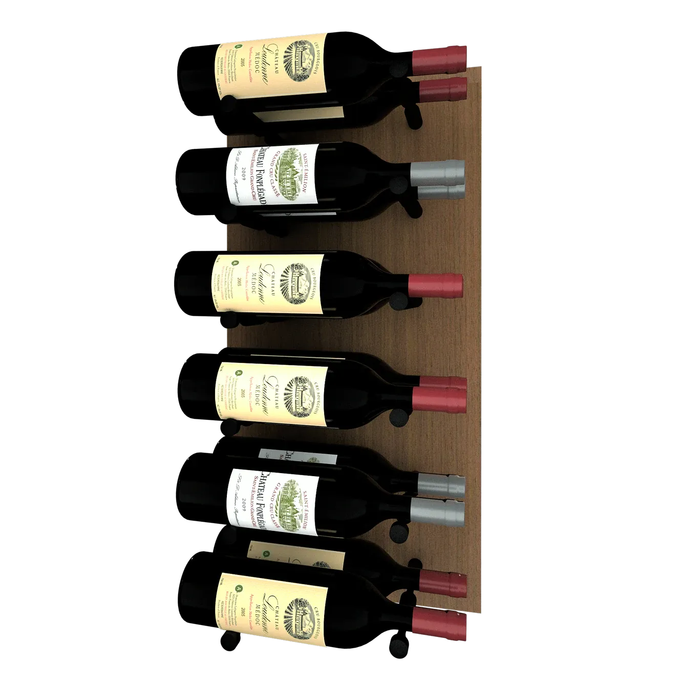 Kessick Wine as Art 14" x 28" Vertical Wood Panel Wine Rack