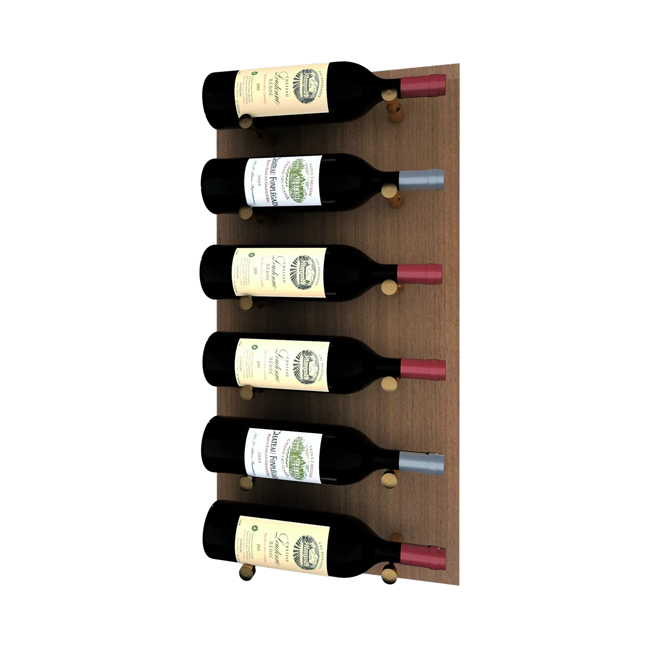 Kessick Wine as Art 14" x 28" Vertical Wood Panel Wine Rack
