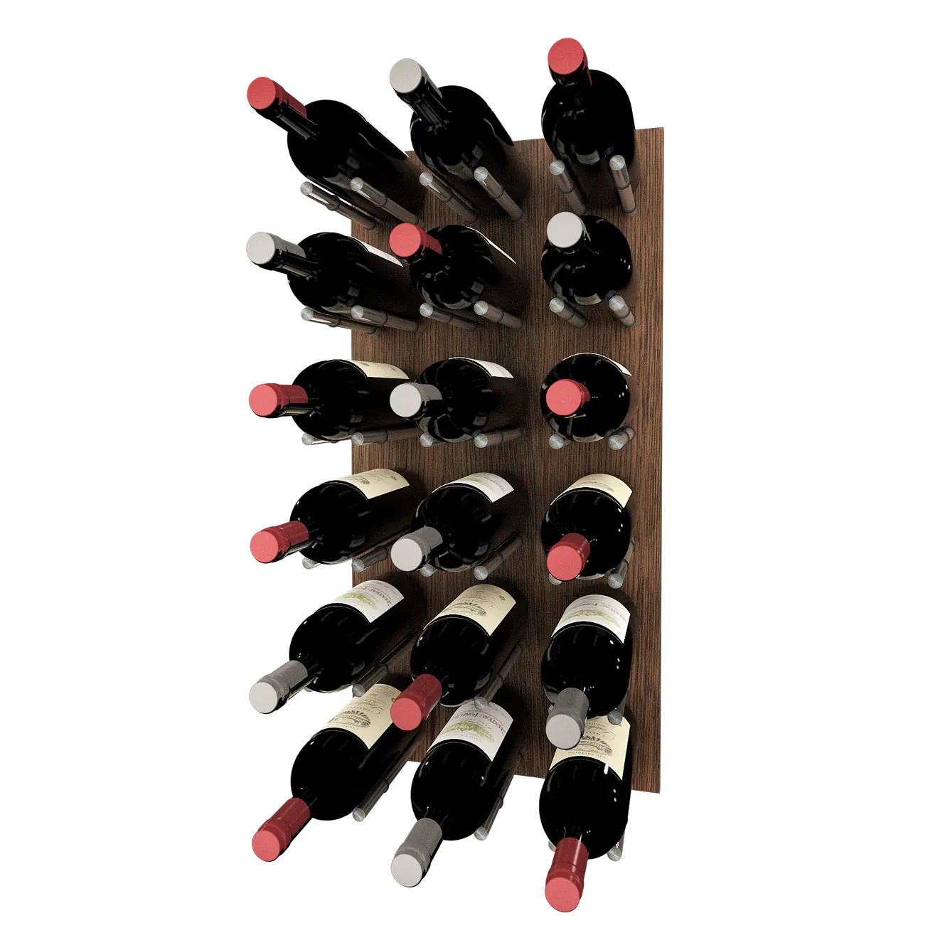 Kessick Wine as Art 14" x 28" Vertical Wood Panel Wine Rack