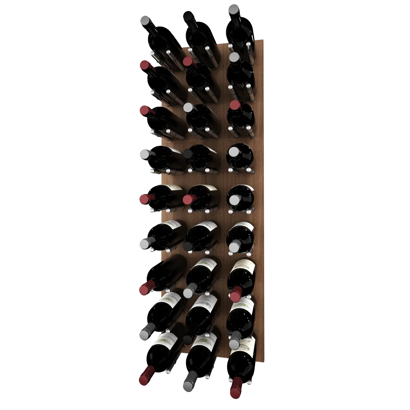 Kessick Wine as Art 14" x 42" Vertical Wood Panel Wine Rack