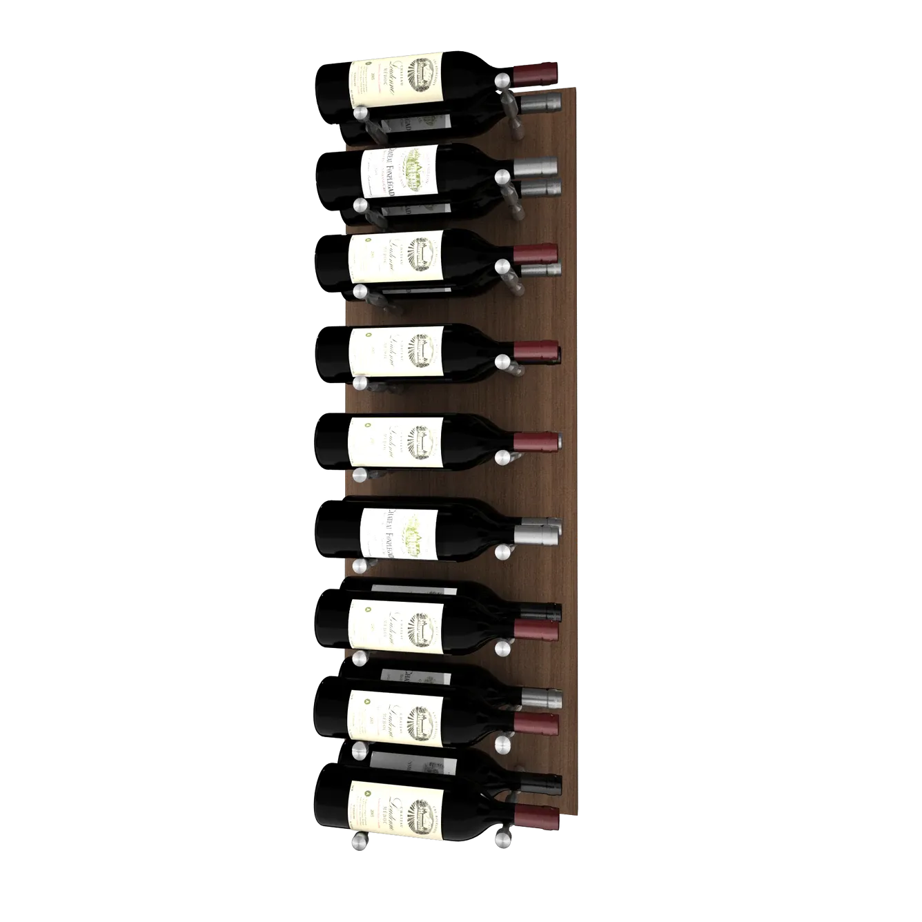 Kessick Wine as Art 14" x 42" Vertical Wood Panel Wine Rack