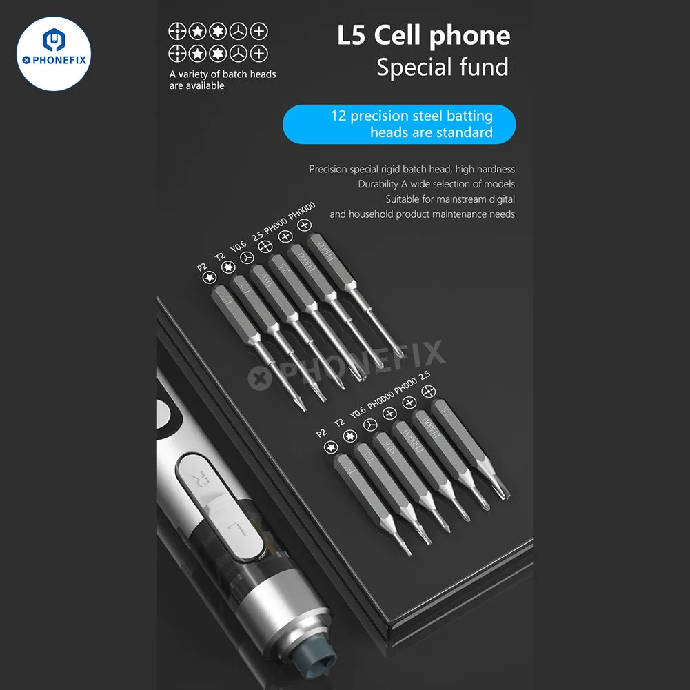 L5Pro Electric Screwdriver Mobile Repair Disassembly Tool Kit