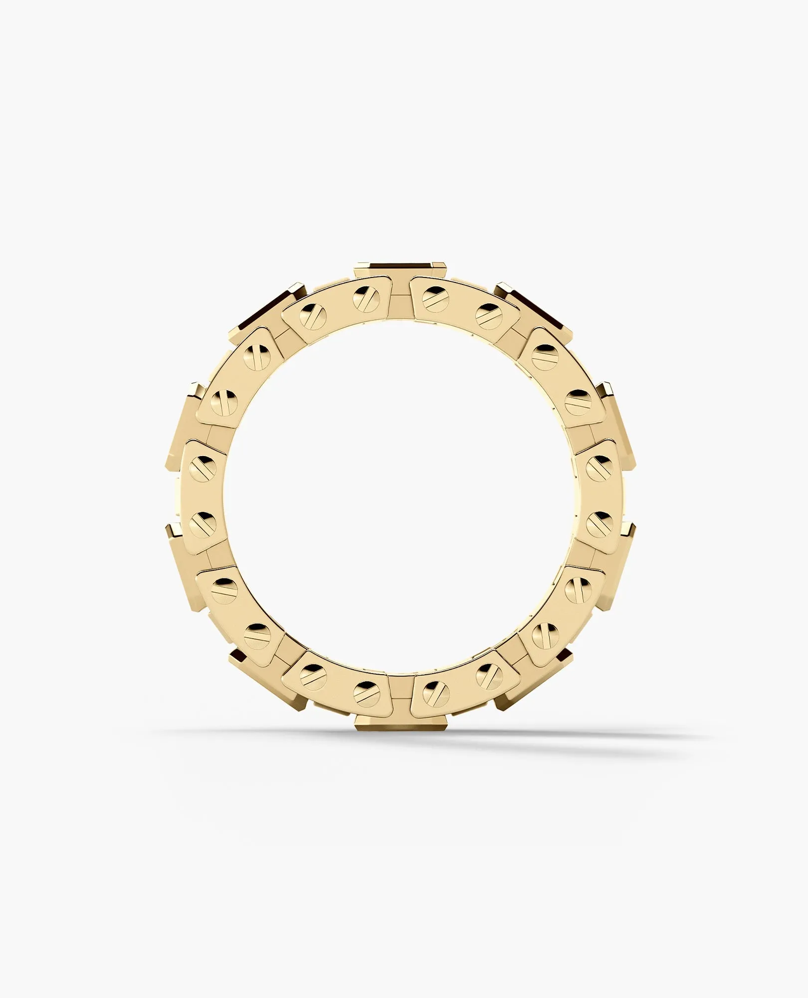 LA PAZ Gold Ring with Black Onyx